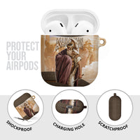 King Of Mycenae Agamemnon AirPods Case Ancient Greek Mythology Classic Warrior Painting