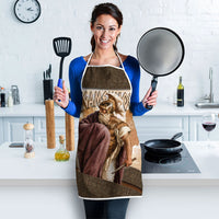 King Of Mycenae Agamemnon Apron Ancient Greek Mythology Classic Warrior Painting