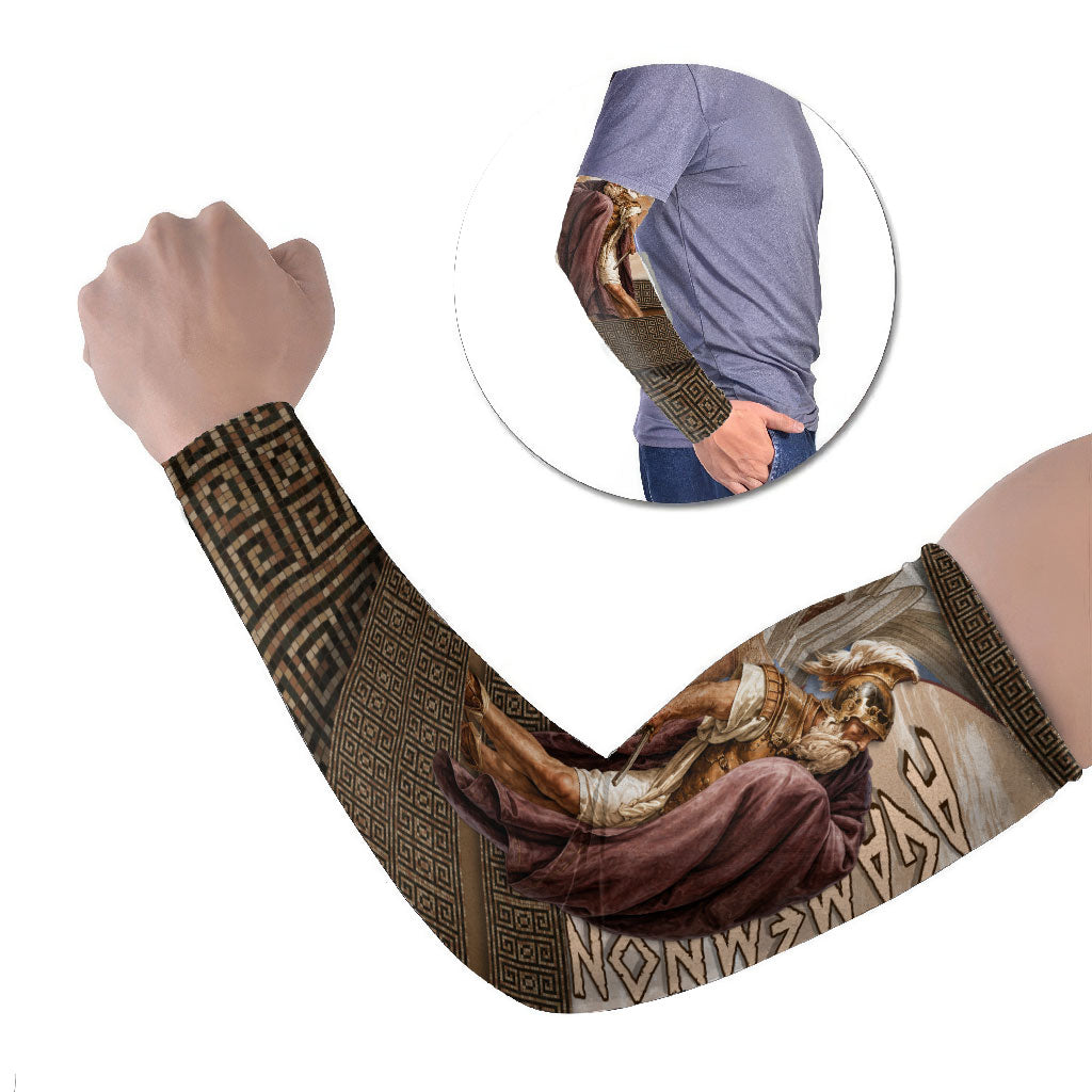 King Of Mycenae Agamemnon Arm Sleeves Ancient Greek Mythology Classic Warrior Painting