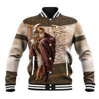 King Of Mycenae Agamemnon Baseball Jacket Ancient Greek Mythology Classic Warrior Painting