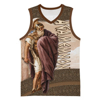 King Of Mycenae Agamemnon Basketball Jersey Ancient Greek Mythology Classic Warrior Painting
