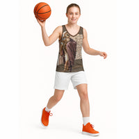 King Of Mycenae Agamemnon Basketball Jersey Ancient Greek Mythology Classic Warrior Painting