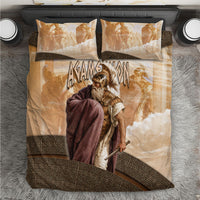 King Of Mycenae Agamemnon Bedding Set Ancient Greek Mythology Classic Warrior Painting