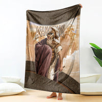 King Of Mycenae Agamemnon Blanket Ancient Greek Mythology Classic Warrior Painting