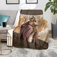 King Of Mycenae Agamemnon Blanket Ancient Greek Mythology Classic Warrior Painting