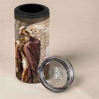 King Of Mycenae Agamemnon 4 in 1 Can Cooler Tumbler Ancient Greek Mythology Classic Warrior Painting