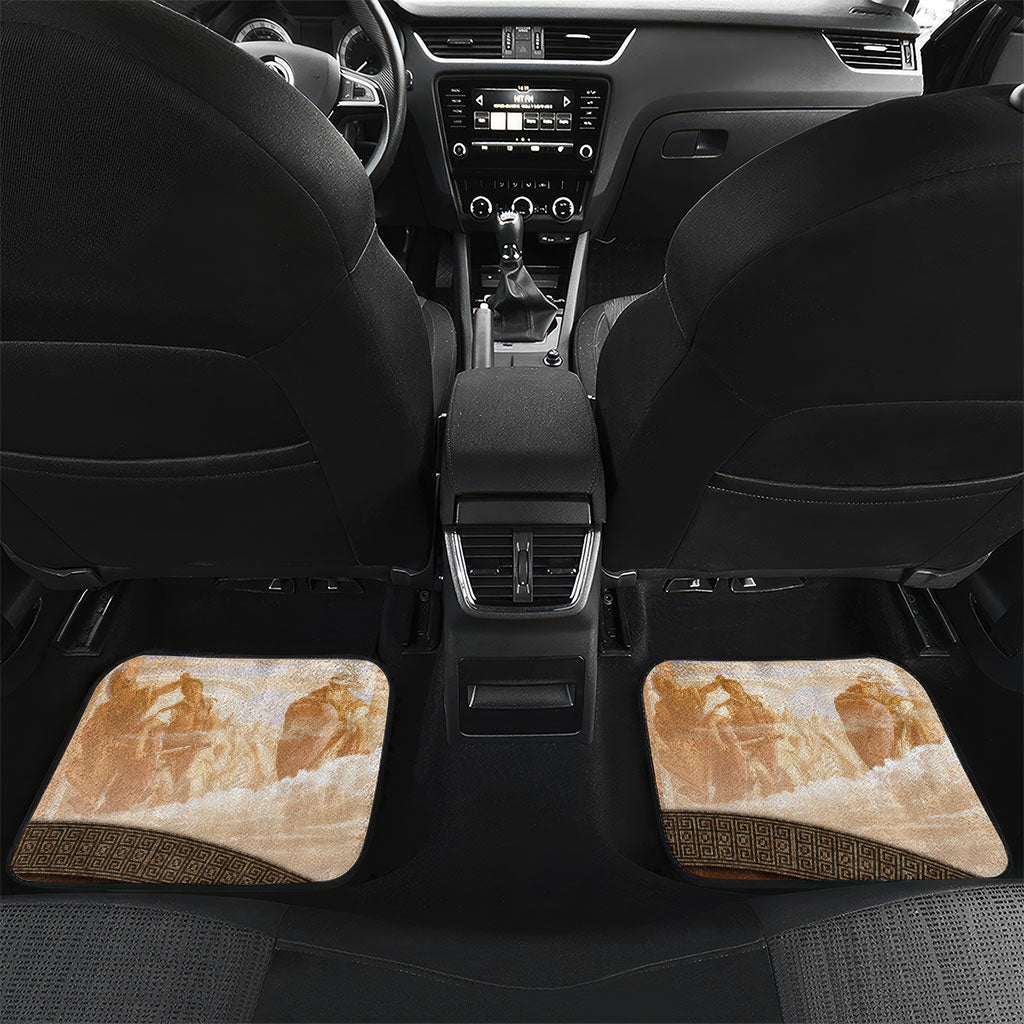 King Of Mycenae Agamemnon Car Mats Ancient Greek Mythology Classic Warrior Painting
