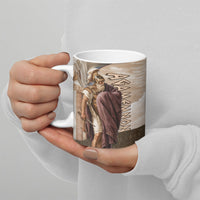 King Of Mycenae Agamemnon Ceramic Mug Ancient Greek Mythology Classic Warrior Painting