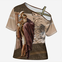 King Of Mycenae Agamemnon Cross Shoulder Shirt Ancient Greek Mythology Classic Warrior Painting