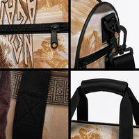 King Of Mycenae Agamemnon Duffle Bag Ancient Greek Mythology Classic Warrior Painting