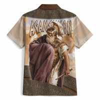 King Of Mycenae Agamemnon Hawaiian Shirt Ancient Greek Mythology Classic Warrior Painting