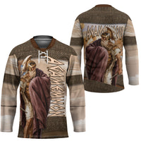King Of Mycenae Agamemnon Hockey Jersey Ancient Greek Mythology Classic Warrior Painting