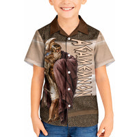 King Of Mycenae Agamemnon Kid Hawaiian Shirt Ancient Greek Mythology Classic Warrior Painting