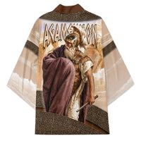 King Of Mycenae Agamemnon Kimono Ancient Greek Mythology Classic Warrior Painting