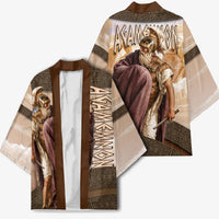 King Of Mycenae Agamemnon Kimono Ancient Greek Mythology Classic Warrior Painting