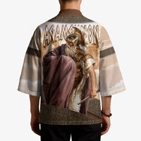 King Of Mycenae Agamemnon Kimono Ancient Greek Mythology Classic Warrior Painting