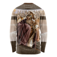 King Of Mycenae Agamemnon Long Sleeve Shirt Ancient Greek Mythology Classic Warrior Painting