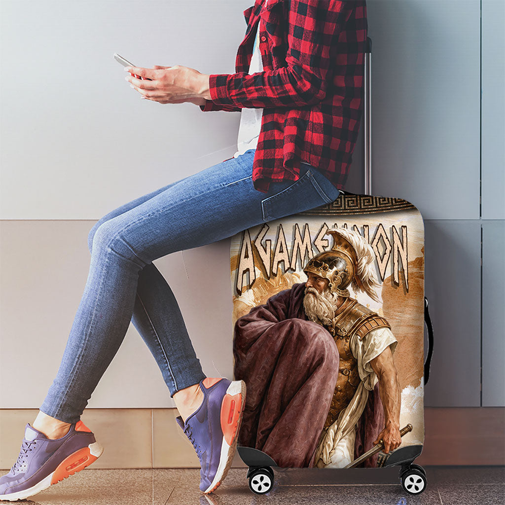 King Of Mycenae Agamemnon Luggage Cover Ancient Greek Mythology Classic Warrior Painting
