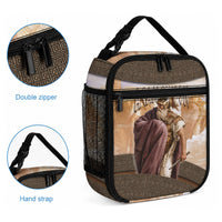 King Of Mycenae Agamemnon Lunch Bag Ancient Greek Mythology Classic Warrior Painting