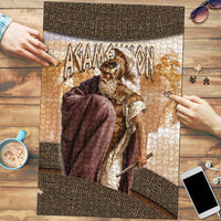 King Of Mycenae Agamemnon Puzzle Ancient Greek Mythology Classic Warrior Painting
