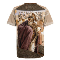 King Of Mycenae Agamemnon Rugby Jersey Ancient Greek Mythology Classic Warrior Painting