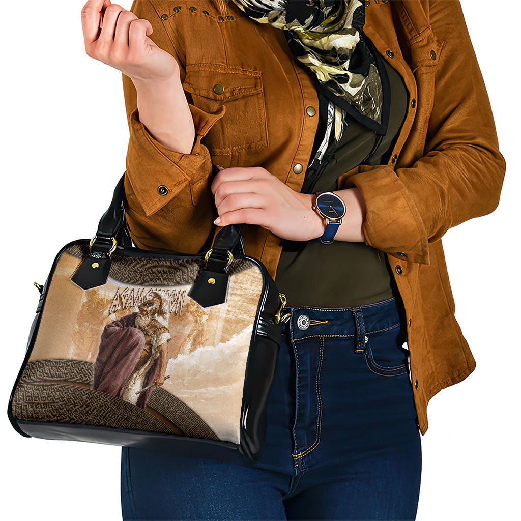King Of Mycenae Agamemnon Shoulder Handbag Ancient Greek Mythology Classic Warrior Painting
