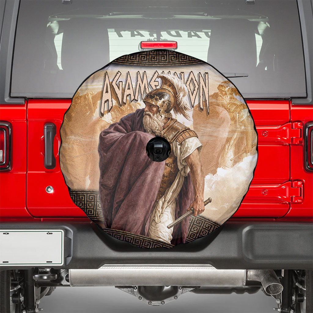 King Of Mycenae Agamemnon Spare Tire Cover Ancient Greek Mythology Classic Warrior Painting
