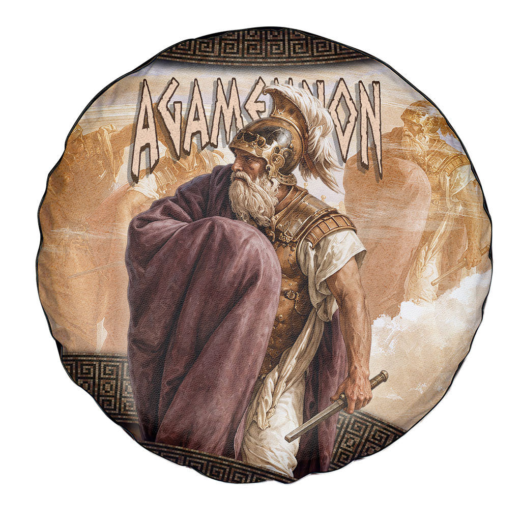 King Of Mycenae Agamemnon Spare Tire Cover Ancient Greek Mythology Classic Warrior Painting