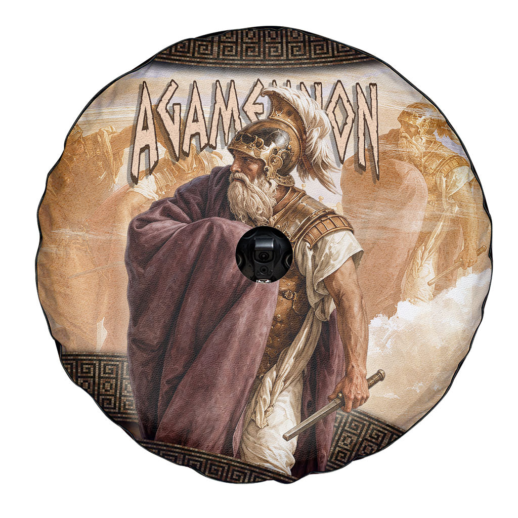 King Of Mycenae Agamemnon Spare Tire Cover Ancient Greek Mythology Classic Warrior Painting