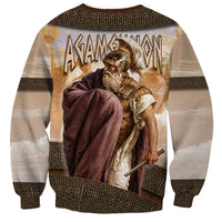 King Of Mycenae Agamemnon Sweatshirt Ancient Greek Mythology Classic Warrior Painting