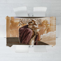 King Of Mycenae Agamemnon Tablecloth Ancient Greek Mythology Classic Warrior Painting
