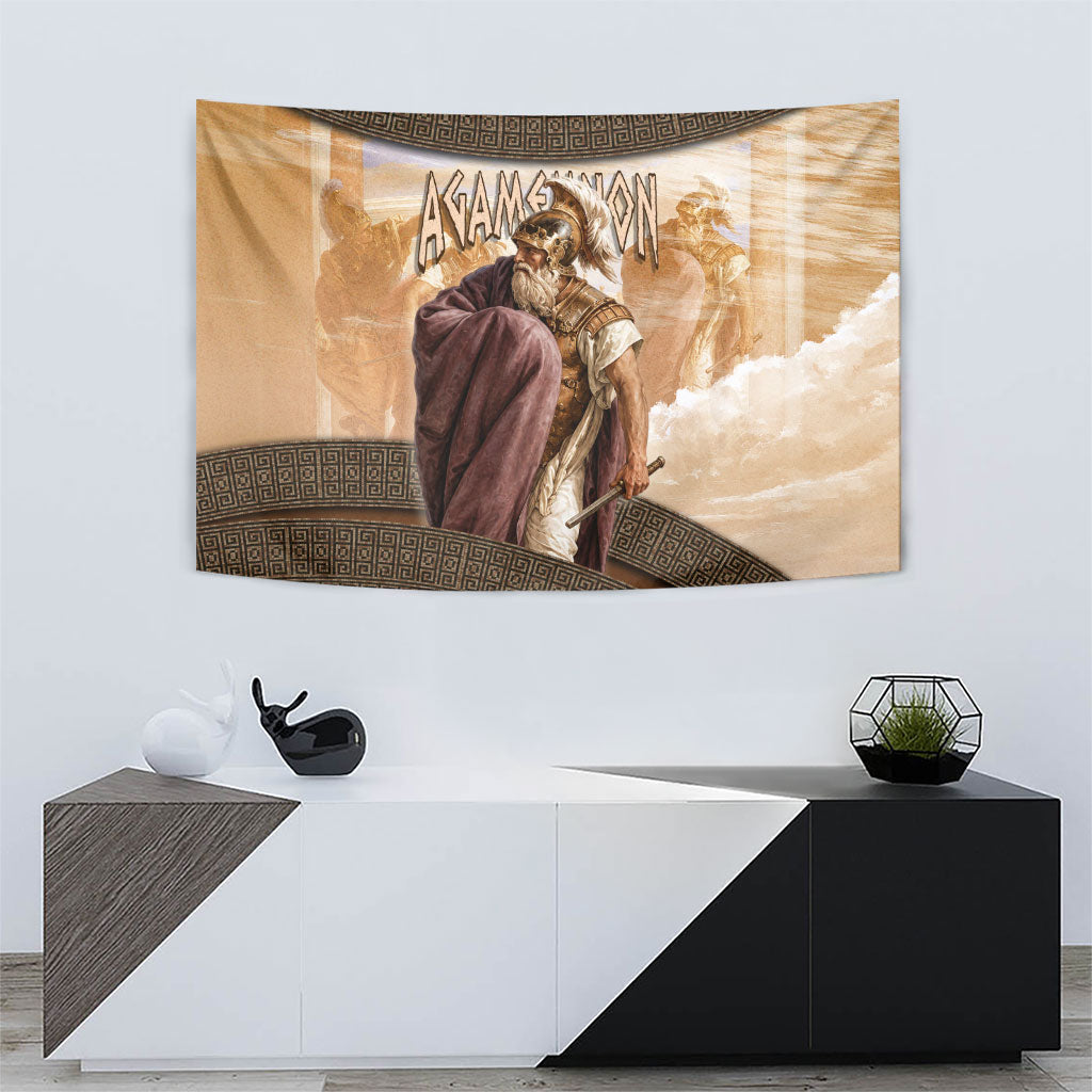 King Of Mycenae Agamemnon Tapestry Ancient Greek Mythology Classic Warrior Painting