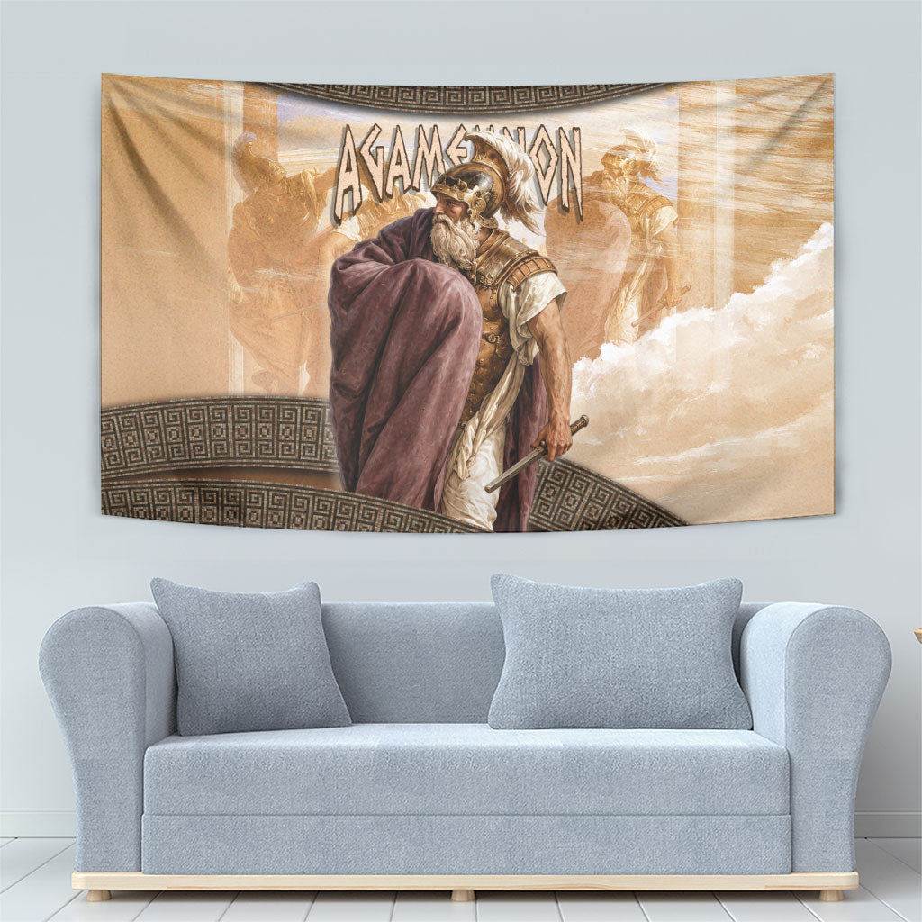 King Of Mycenae Agamemnon Tapestry Ancient Greek Mythology Classic Warrior Painting
