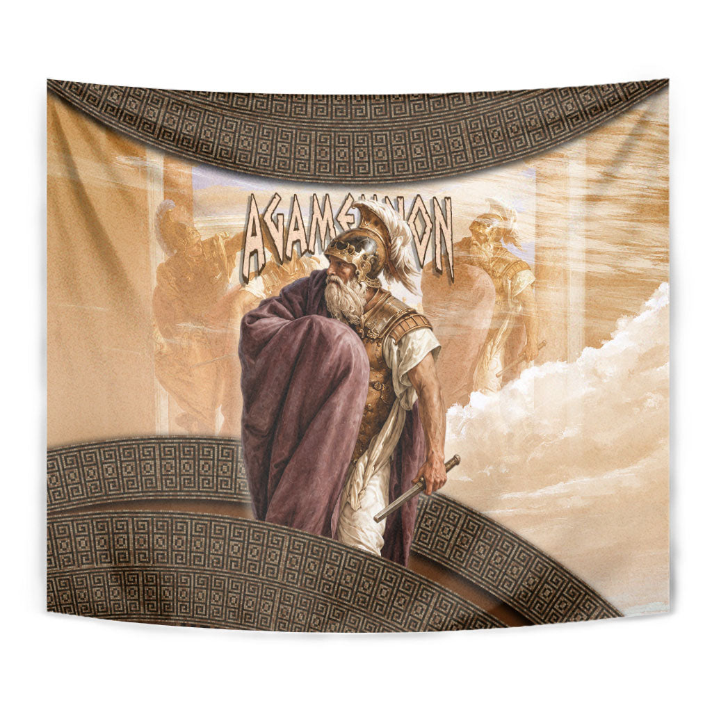 King Of Mycenae Agamemnon Tapestry Ancient Greek Mythology Classic Warrior Painting