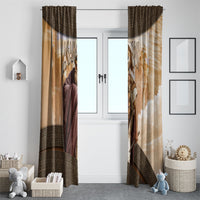 King Of Mycenae Agamemnon Window Curtain Ancient Greek Mythology Classic Warrior Painting