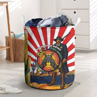 Bass Reeves Laundry Basket Vintage African American Black Cowboy Western History