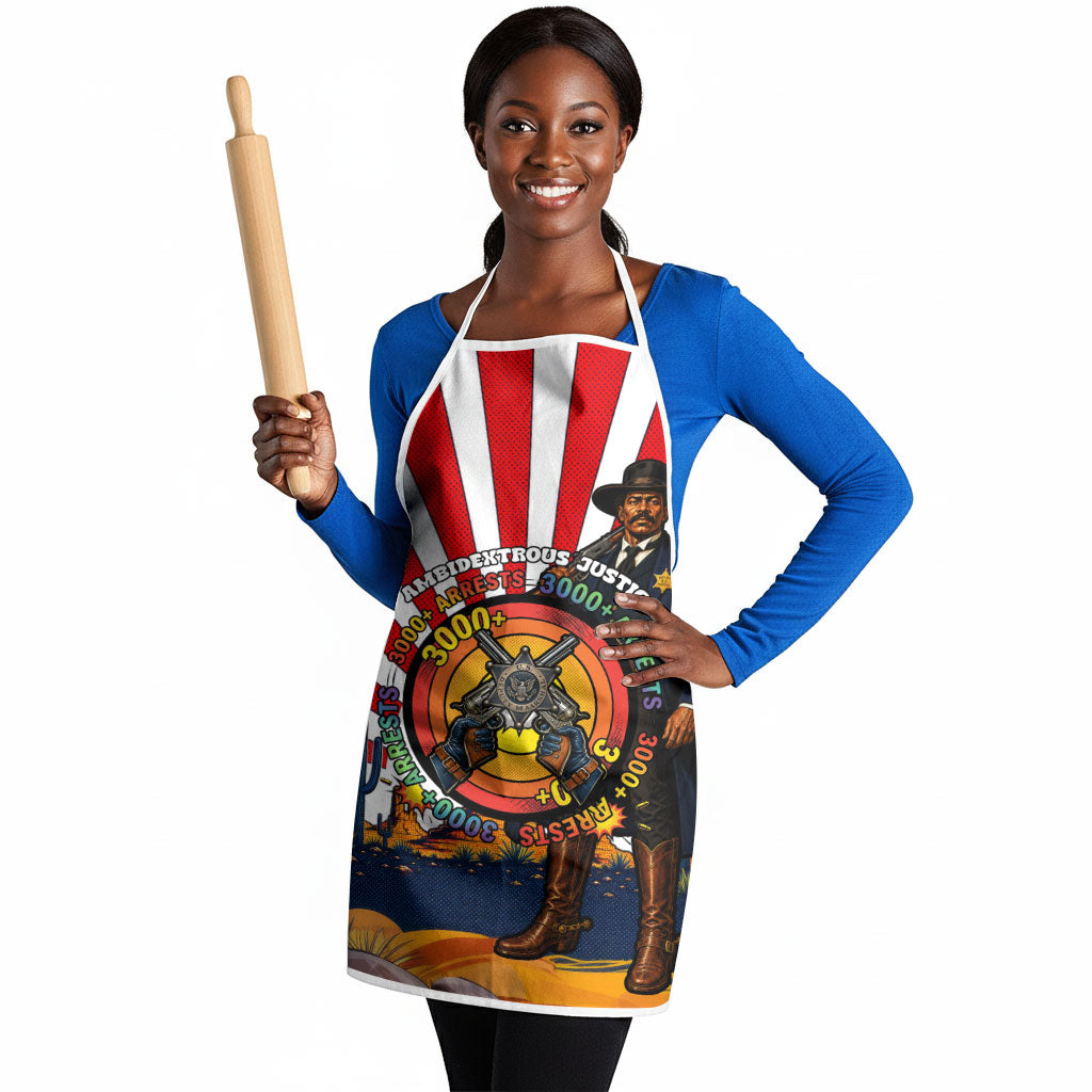 Bass Reeves Apron Vintage African American Black Cowboy Western History