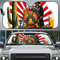 Bass Reeves Auto Sun Shade Vintage African American Black Cowboy Western History