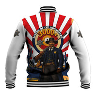 Bass Reeves Baseball Jacket Vintage African American Black Cowboy Western History