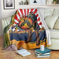 Bass Reeves Blanket Vintage African American Black Cowboy Western History