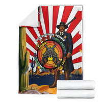 Bass Reeves Blanket Vintage African American Black Cowboy Western History