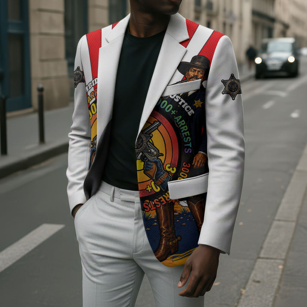 Bass Reeves Blazer Vintage African American Black Cowboy Western History