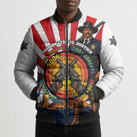 Bass Reeves Bomber Puffer Jacket Vintage African American Black Cowboy Western History