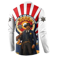 Bass Reeves Button Sweatshirt Vintage African American Black Cowboy Western History