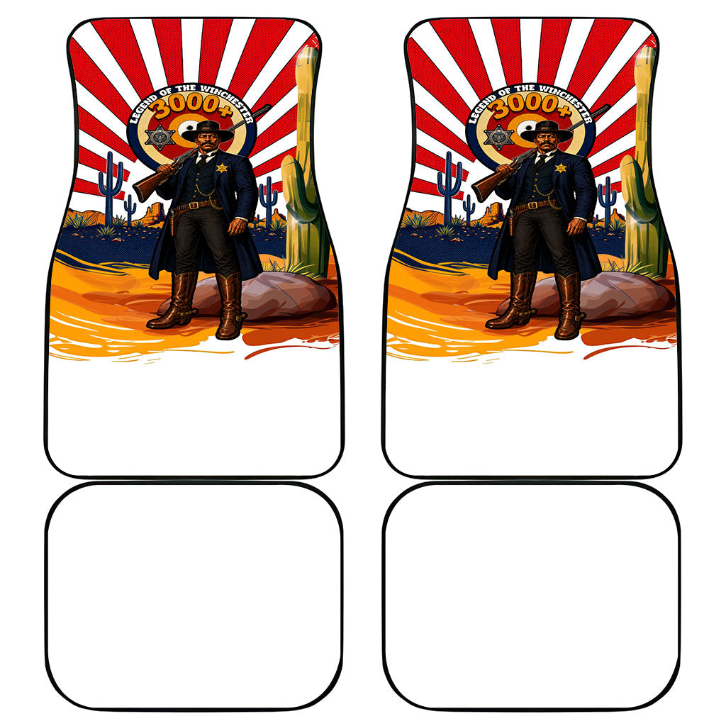 Bass Reeves Car Mats Vintage African American Black Cowboy Western History