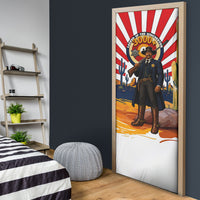 Bass Reeves Door Cover Vintage African American Black Cowboy Western History