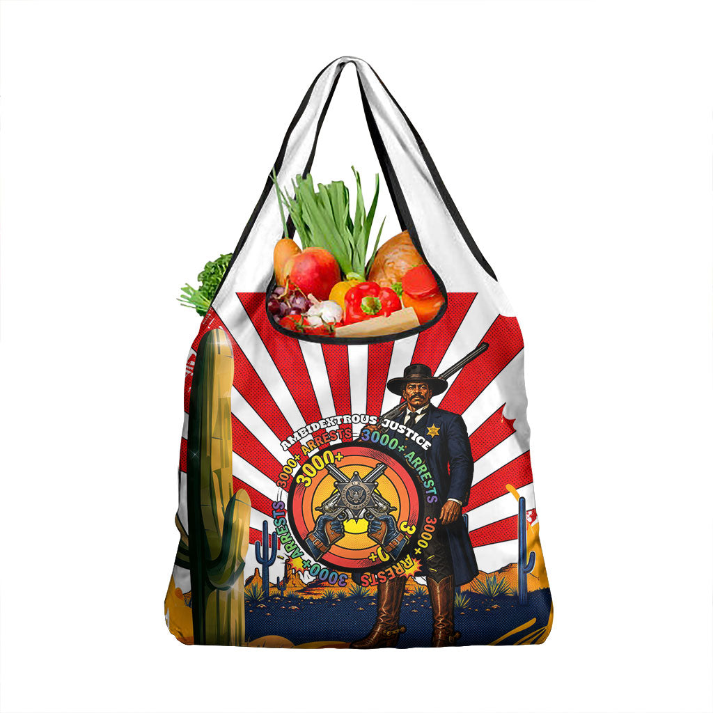 Bass Reeves Grocery Bag Vintage African American Black Cowboy Western History