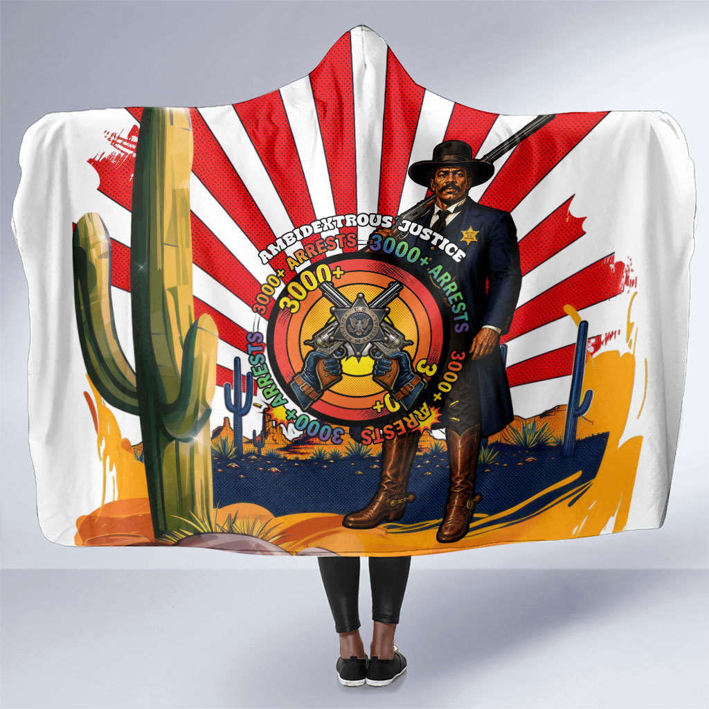 Bass Reeves Hooded Blanket Vintage African American Black Cowboy Western History