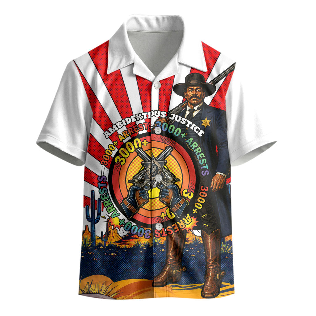 Bass Reeves Kid Hawaiian Shirt Vintage African American Black Cowboy Western History