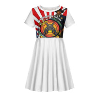 Bass Reeves Kid Short Sleeve Dress Vintage African American Black Cowboy Western History